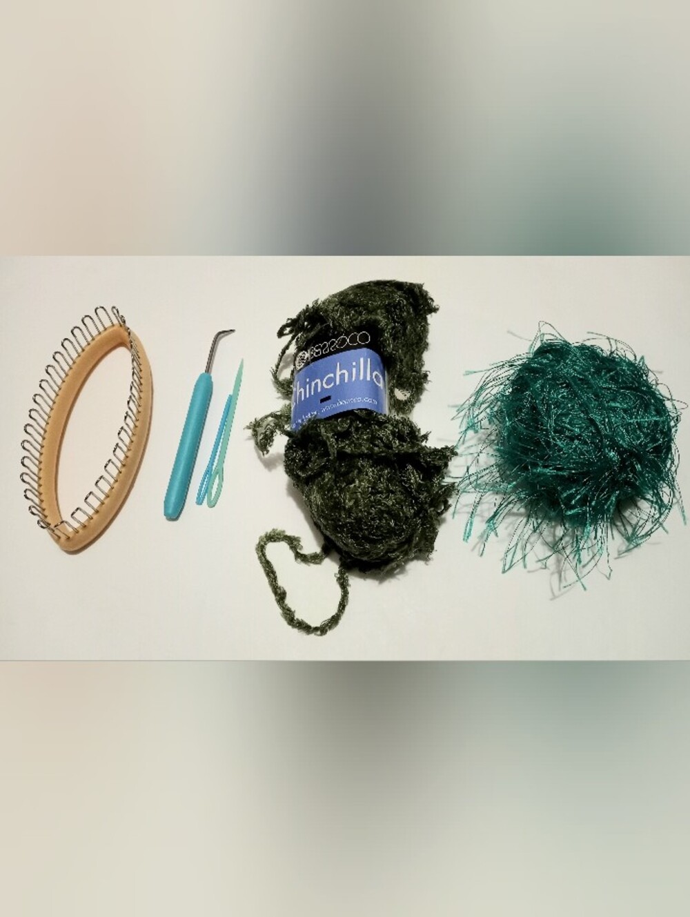 Sock Loom With Berroco Chinchilla Yarn